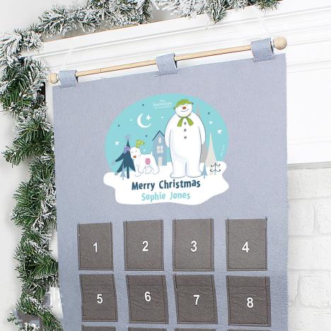 Personalised The Snowman & The Snowdog Advent Calendar Extra Image 2